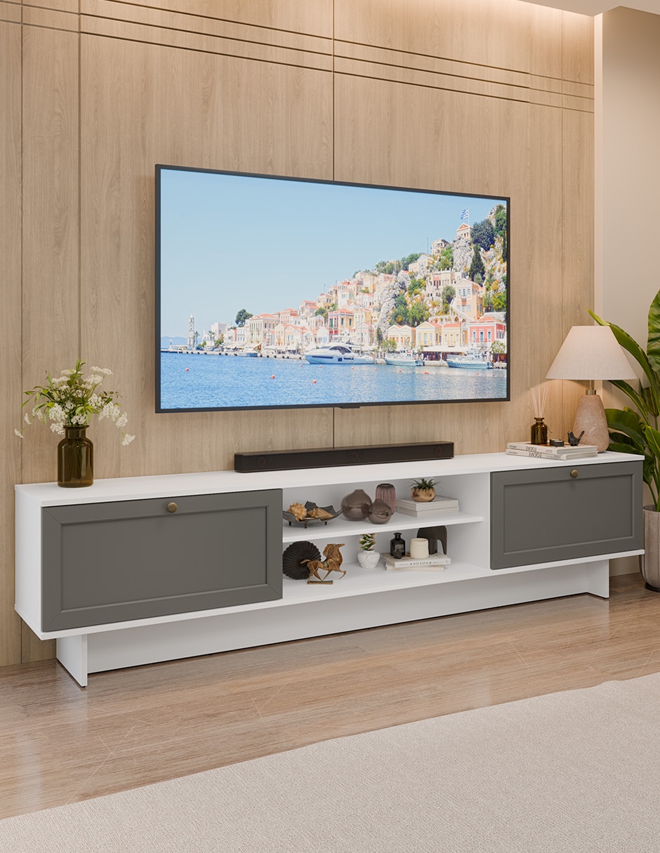 Mueble de tv armable vik de mdp 10