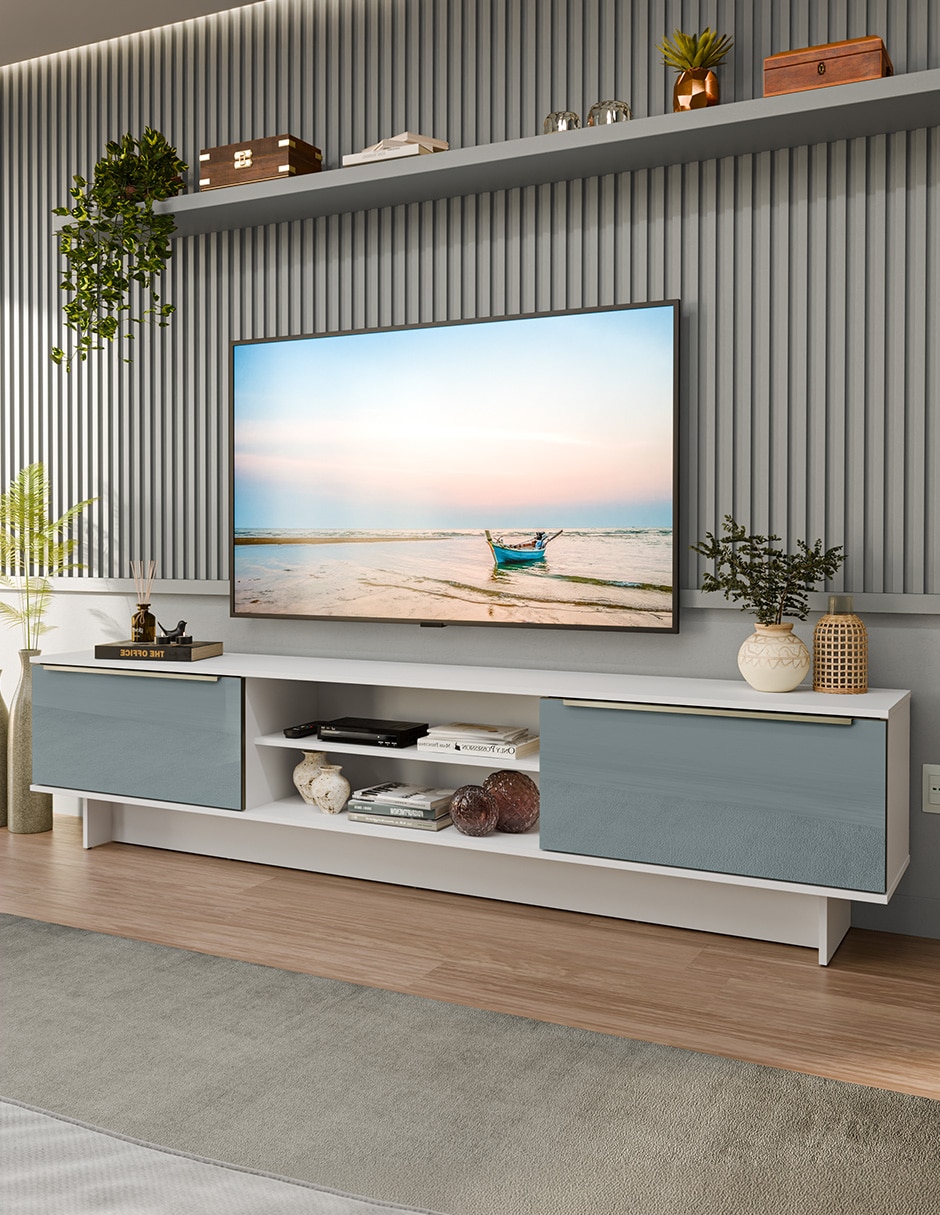 Mueble de tv armable lux de mdp 11
