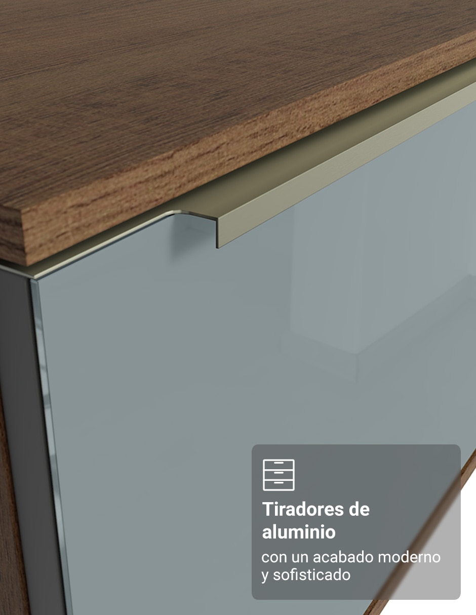 Mueble de tv armable lux de mdp 7