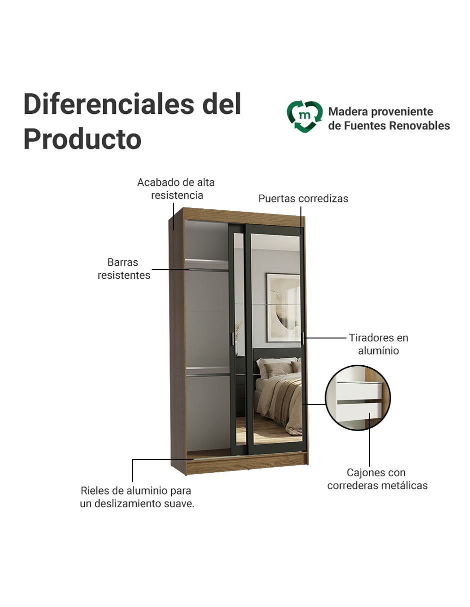 Ropero armable 10972er de mdp 3