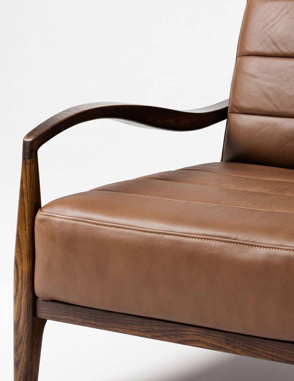 Sillón Gloria de Piel bovino 3