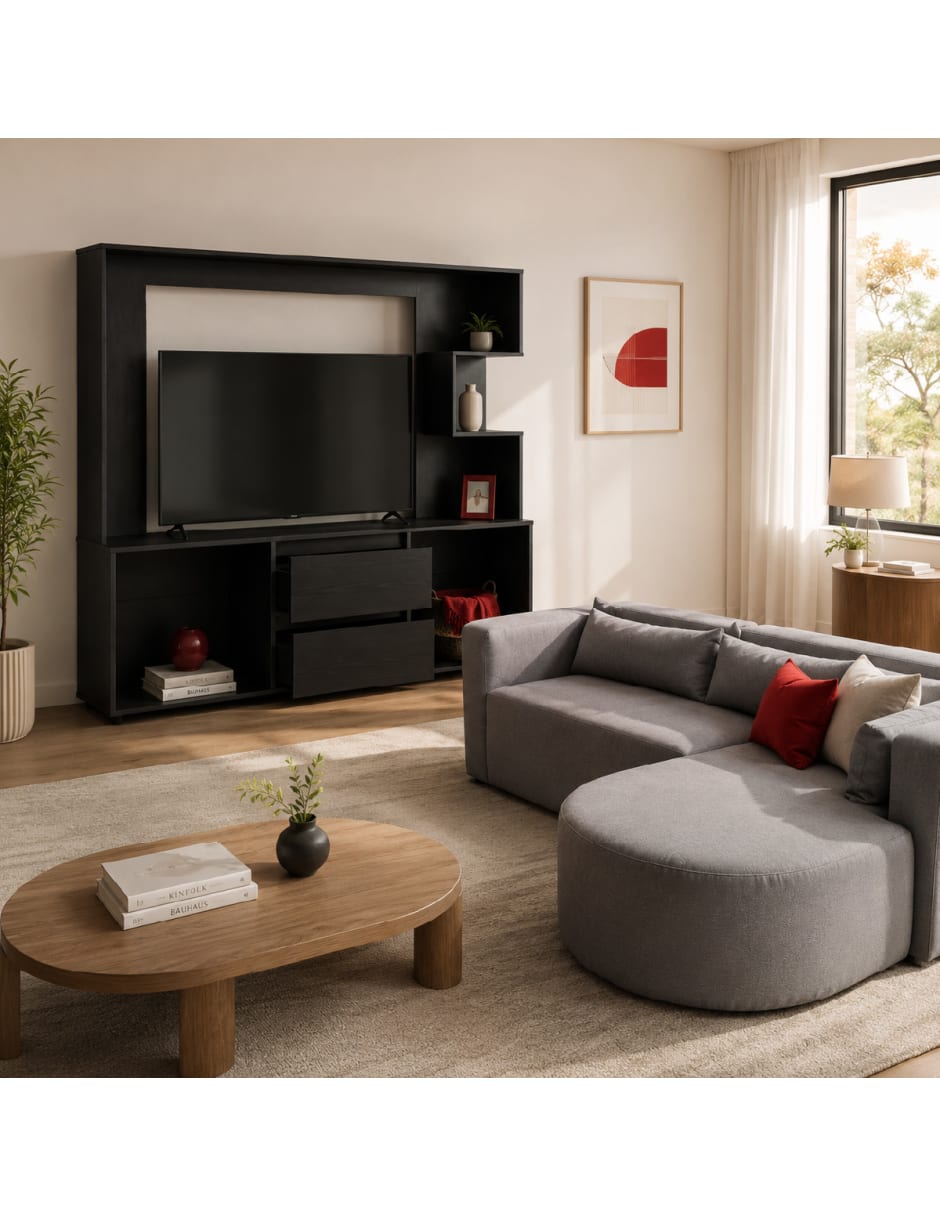 Set sala de madera 4