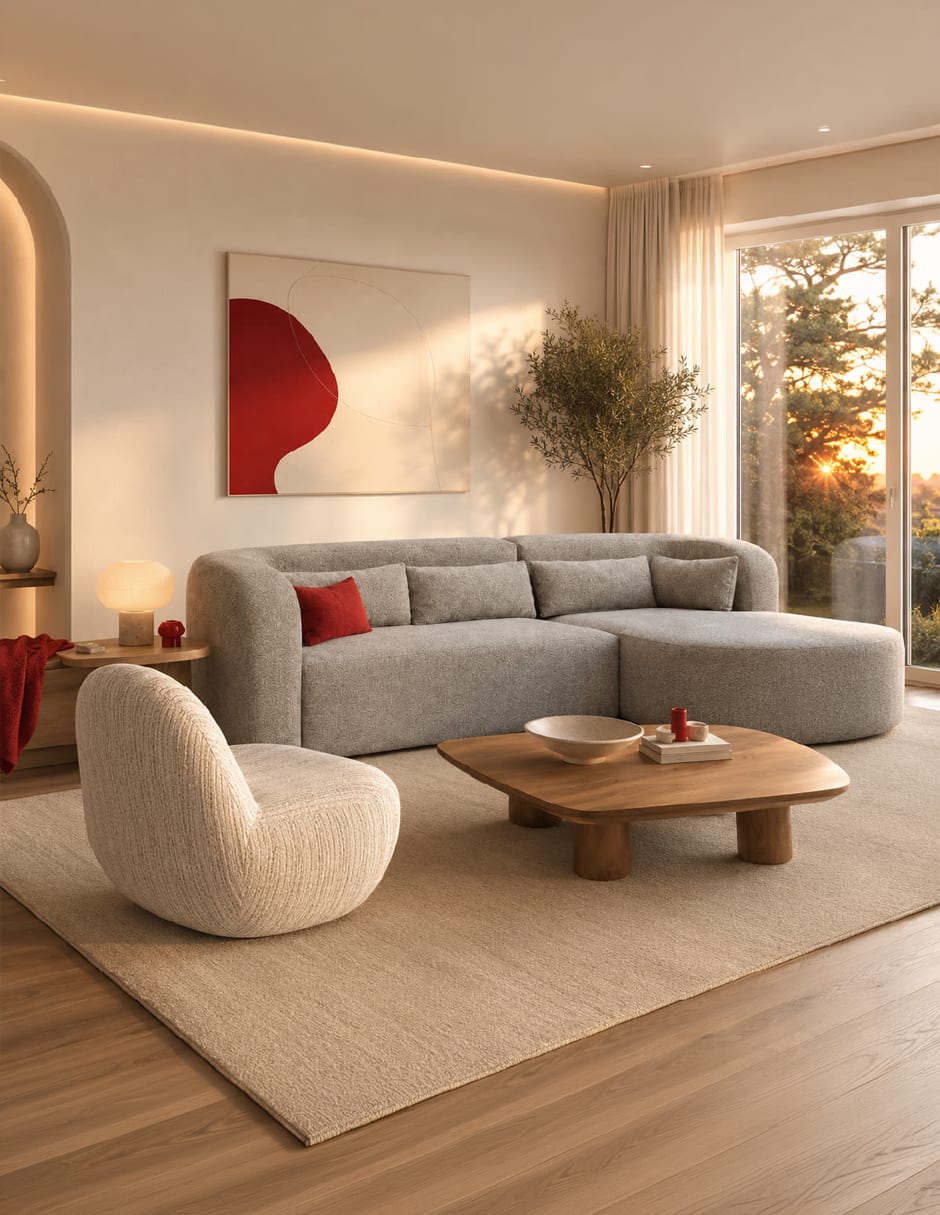 Set sala de madera 4