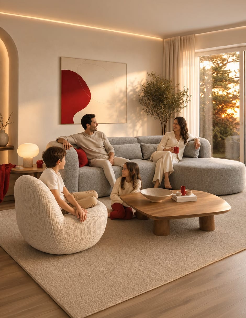 Set sala de madera 5