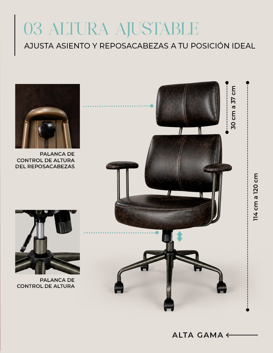 Silla de escritorio SIN FAMILIA de Mezcla de materiales