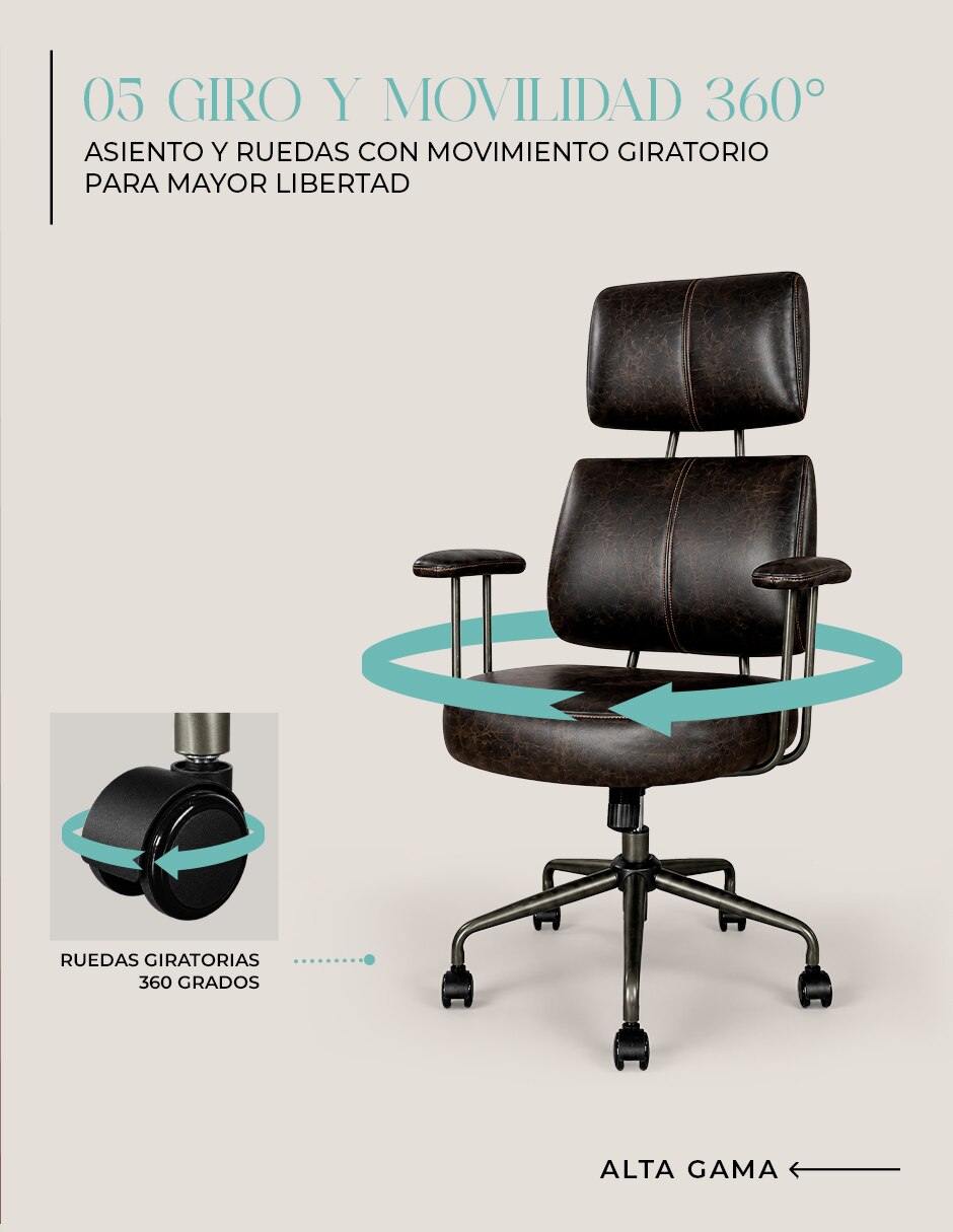 Silla de escritorio SIN FAMILIA de Mezcla de materiales 6