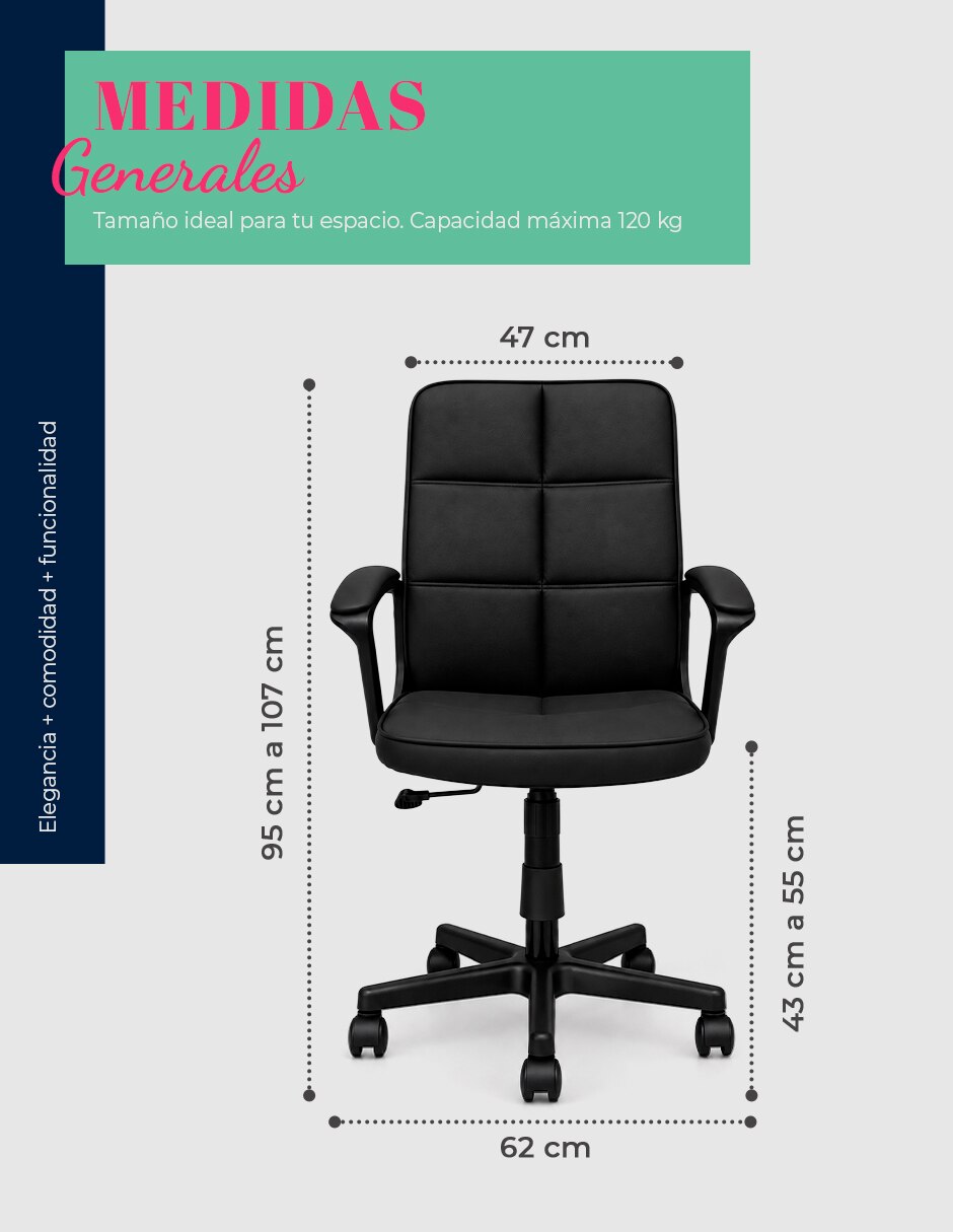 Silla de escritorio SIN FAMILIA de Mezcla de materiales 10