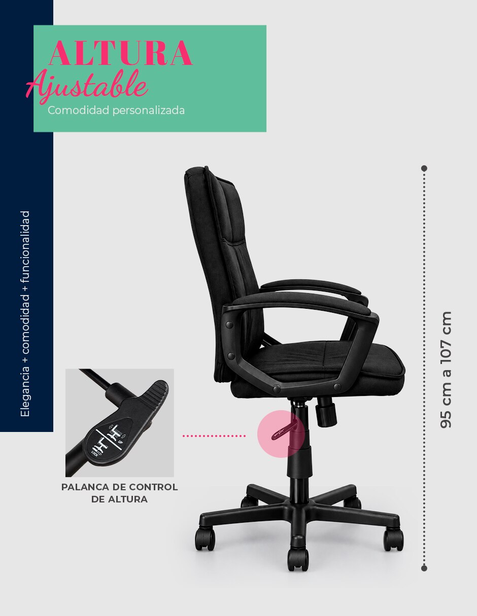 Silla de escritorio SIN FAMILIA de Mezcla de materiales 6