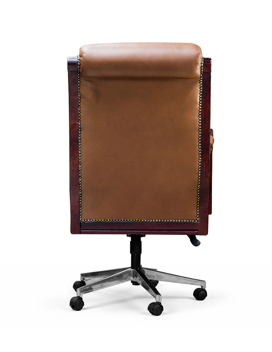 Silla de escritorio Rochester de Cuero 5