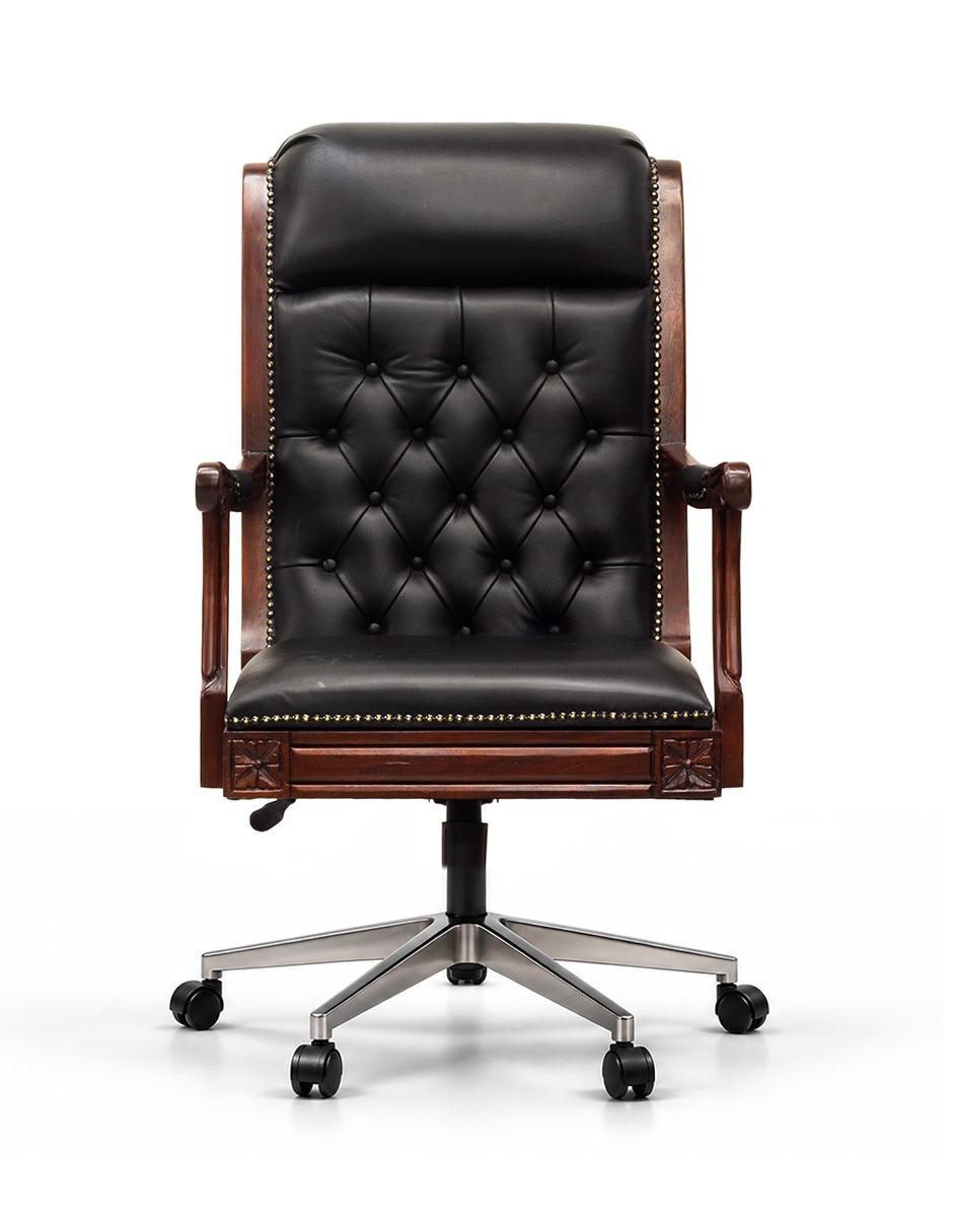 Silla de escritorio Rochester de Cuero Silla de escritorio Rochester de Cuero