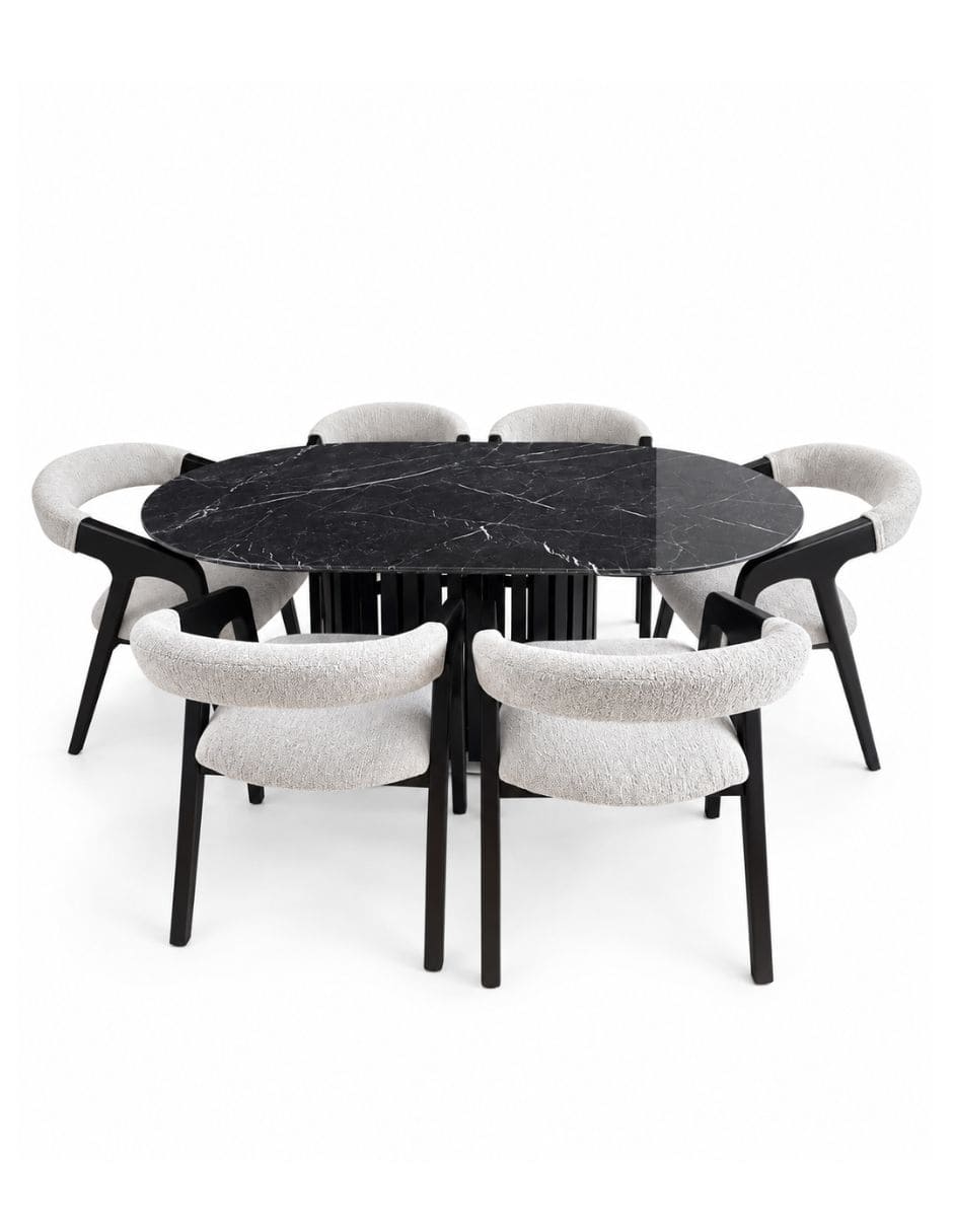 Comedor Horus para 6 personas de Mármol