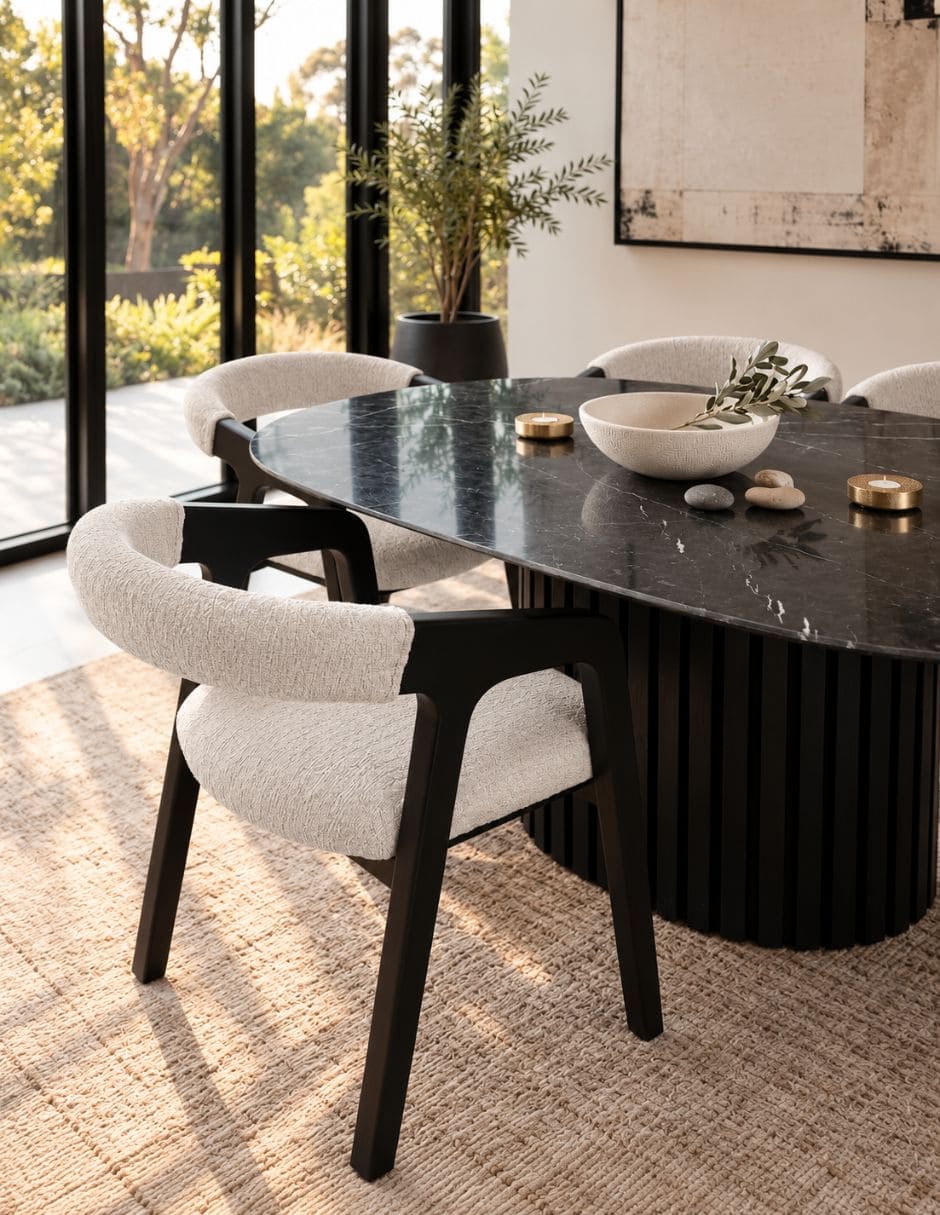 Comedor Horus para 6 personas de Mármol 12