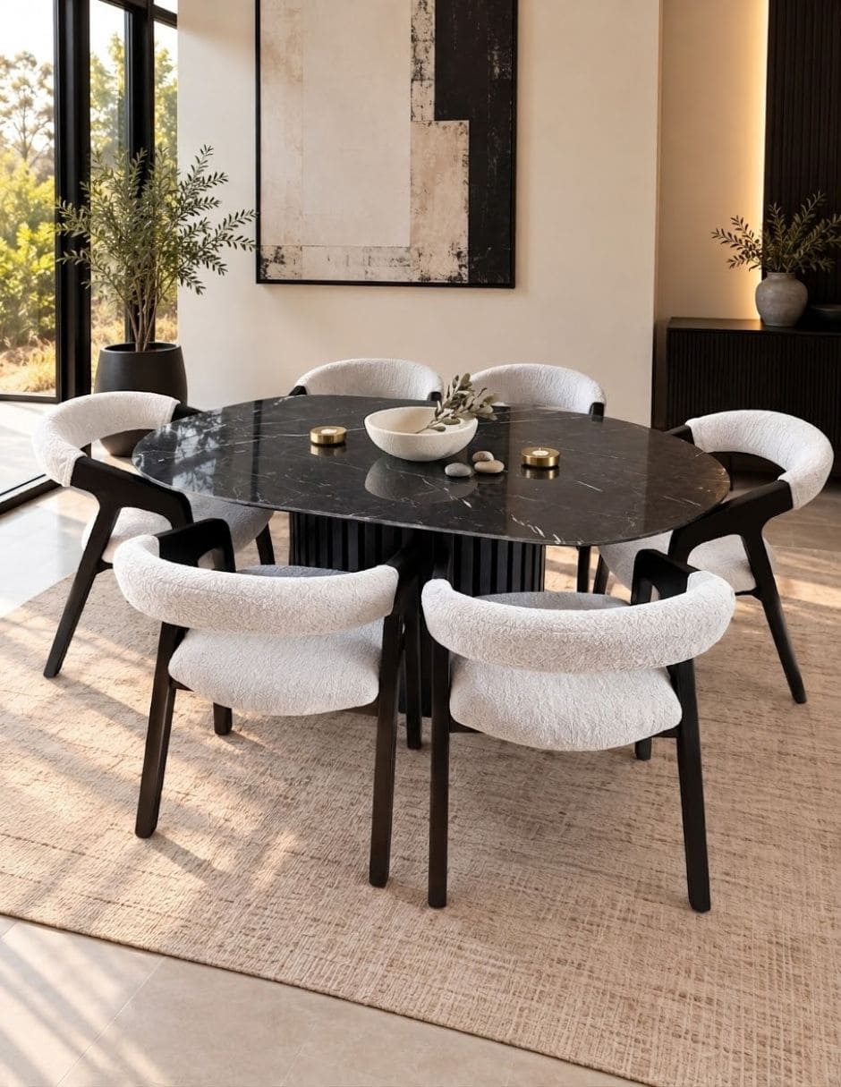 Comedor Horus para 6 personas de Mármol 3