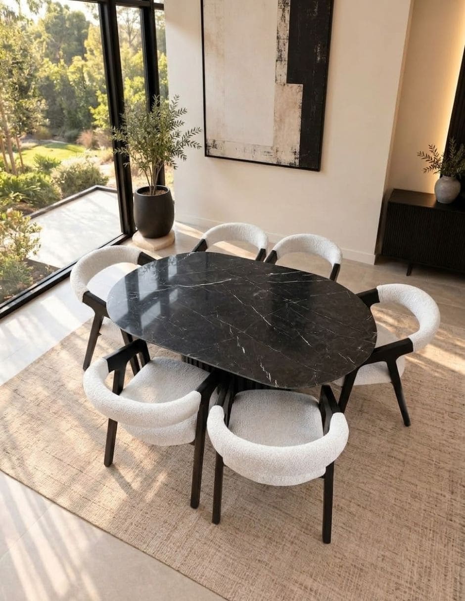 Comedor Horus para 6 personas de Mármol 5