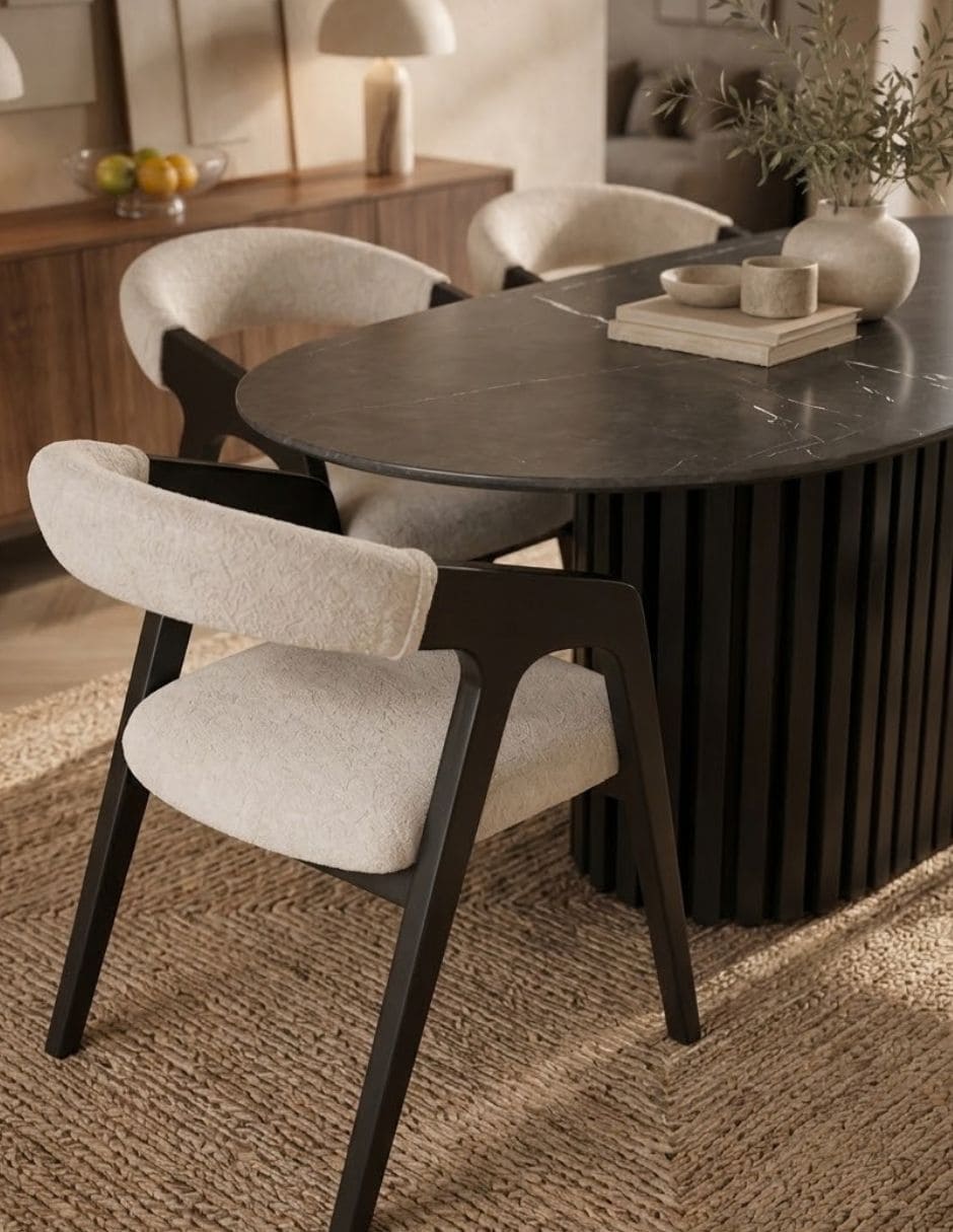 Comedor COMEDOR DE MARMOL HORUS NEGRO MATE para de Mármol 8