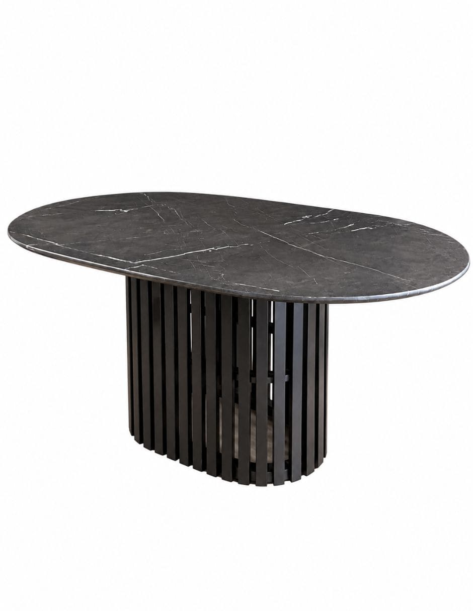 Comedor COMEDOR DE MARMOL HORUS NEGRO MATE para de Mármol 9