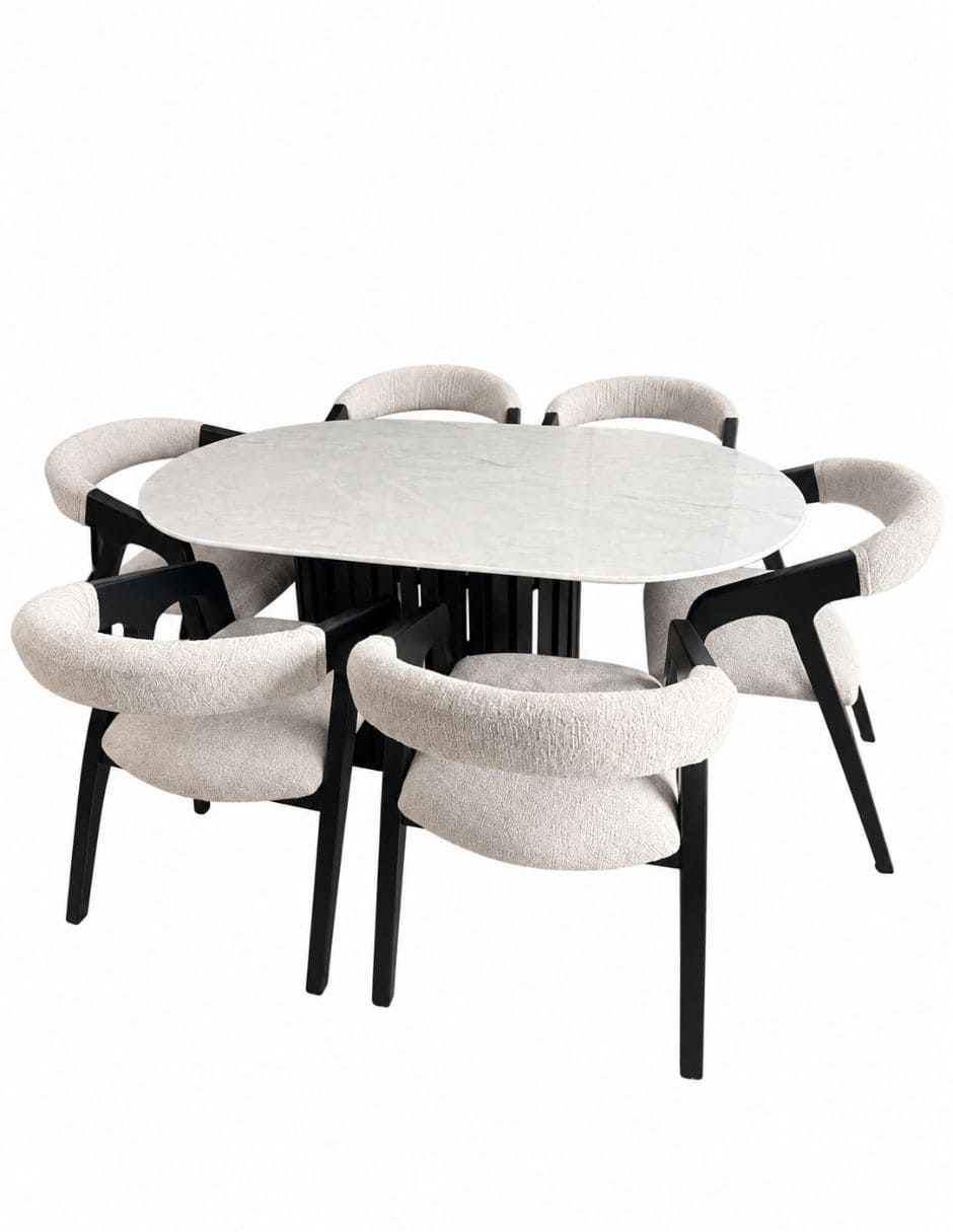 Comedor COMEDOR DE MARMOL HORUS NEGRO MATE para de Mármol
