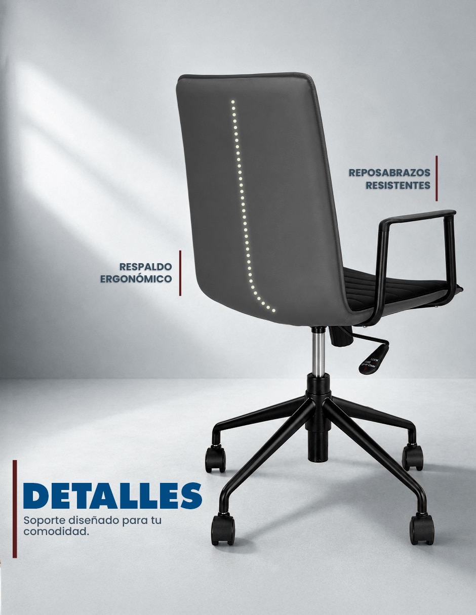 Silla de escritorio SIN FAMILIA de Mezcla de materiales 4