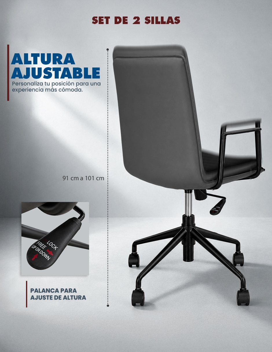 Silla de escritorio SIN FAMILIA de Mezcla de materiales 2
