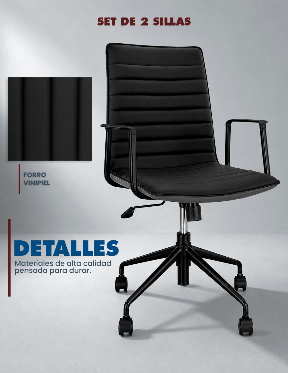 Silla de escritorio SIN FAMILIA de Mezcla de materiales 4