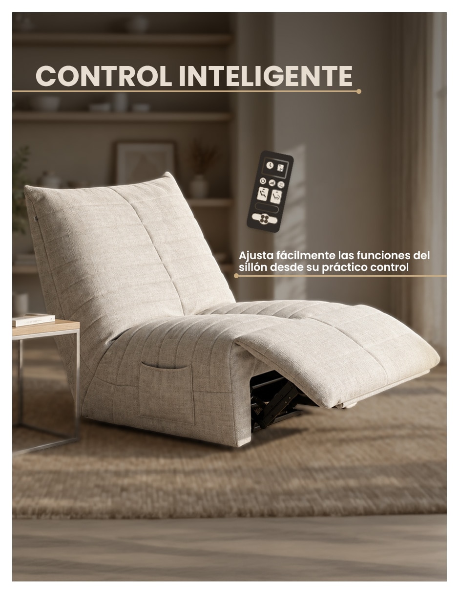 Sillón masaje NUBE SOFT de Tela 4