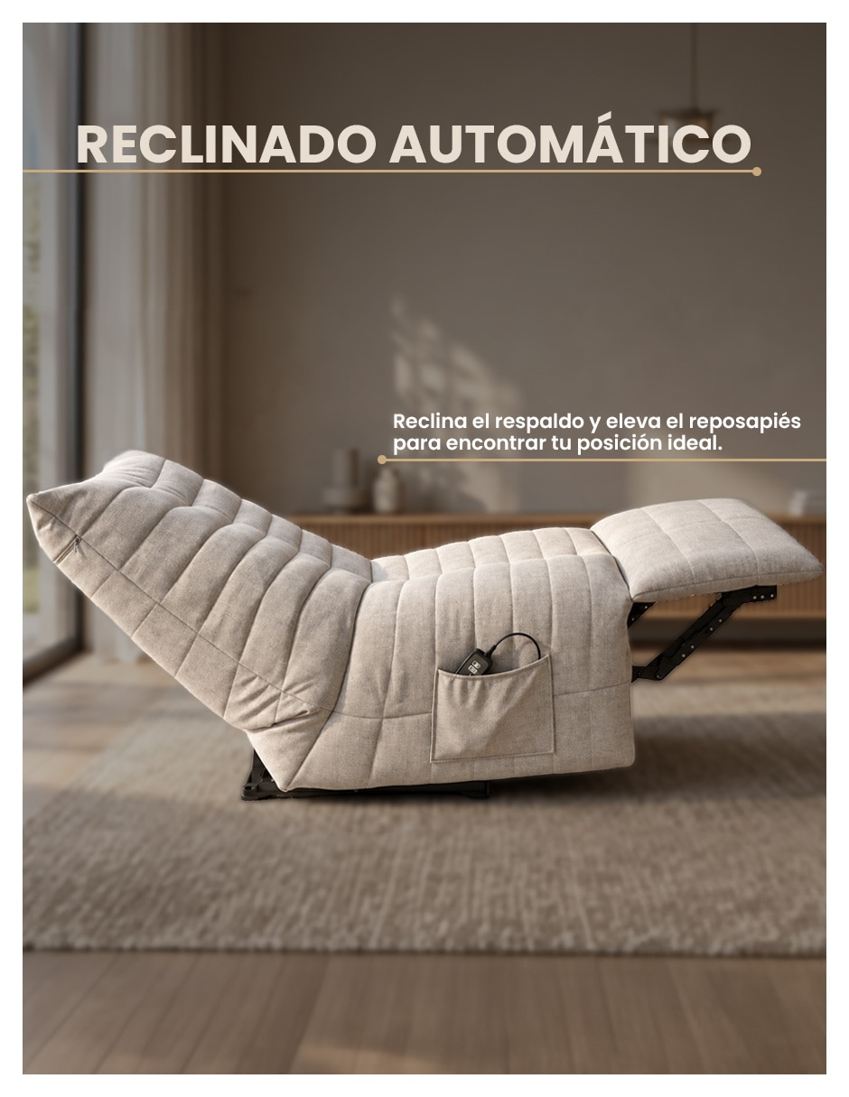 Sillón masaje NUBE SOFT de Tela 5