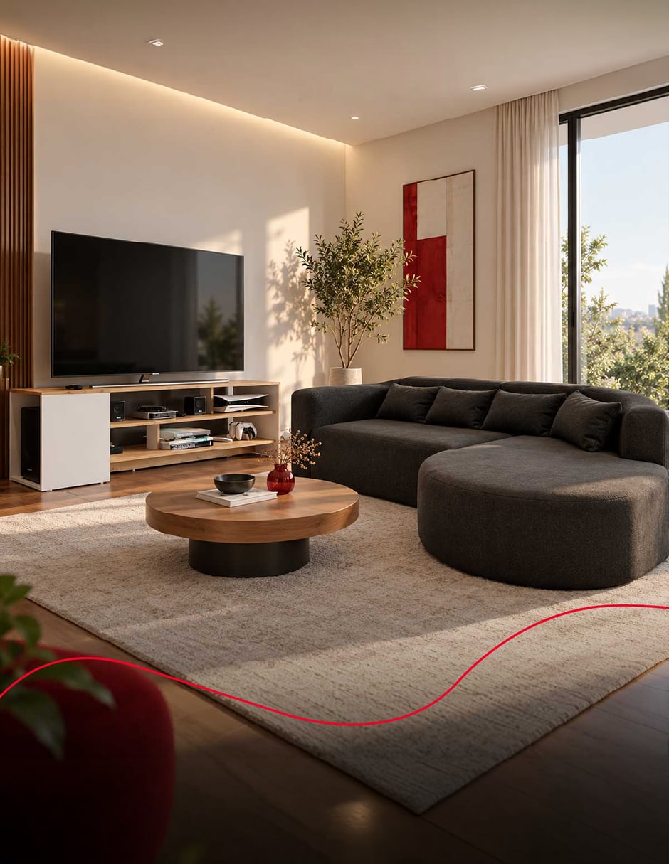 Set sala de madera 2