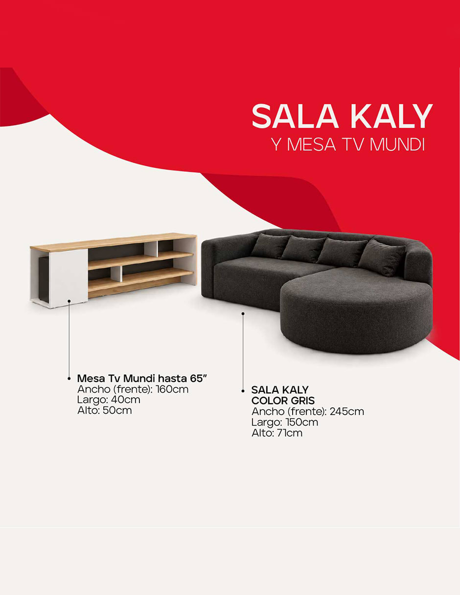 Set sala de madera 6