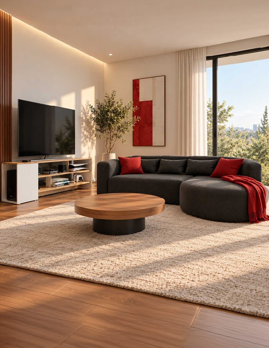 Set sala de madera 5