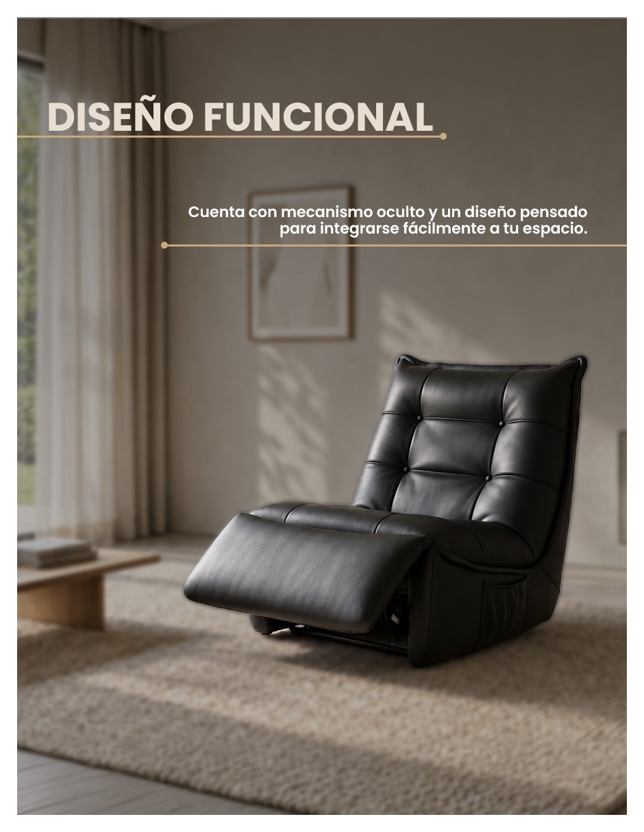 Sillón SILLÓN CALMA SMART de Piel sintética 3