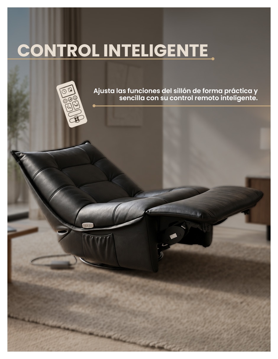 Sillón SILLÓN CALMA SMART de Piel sintética 4