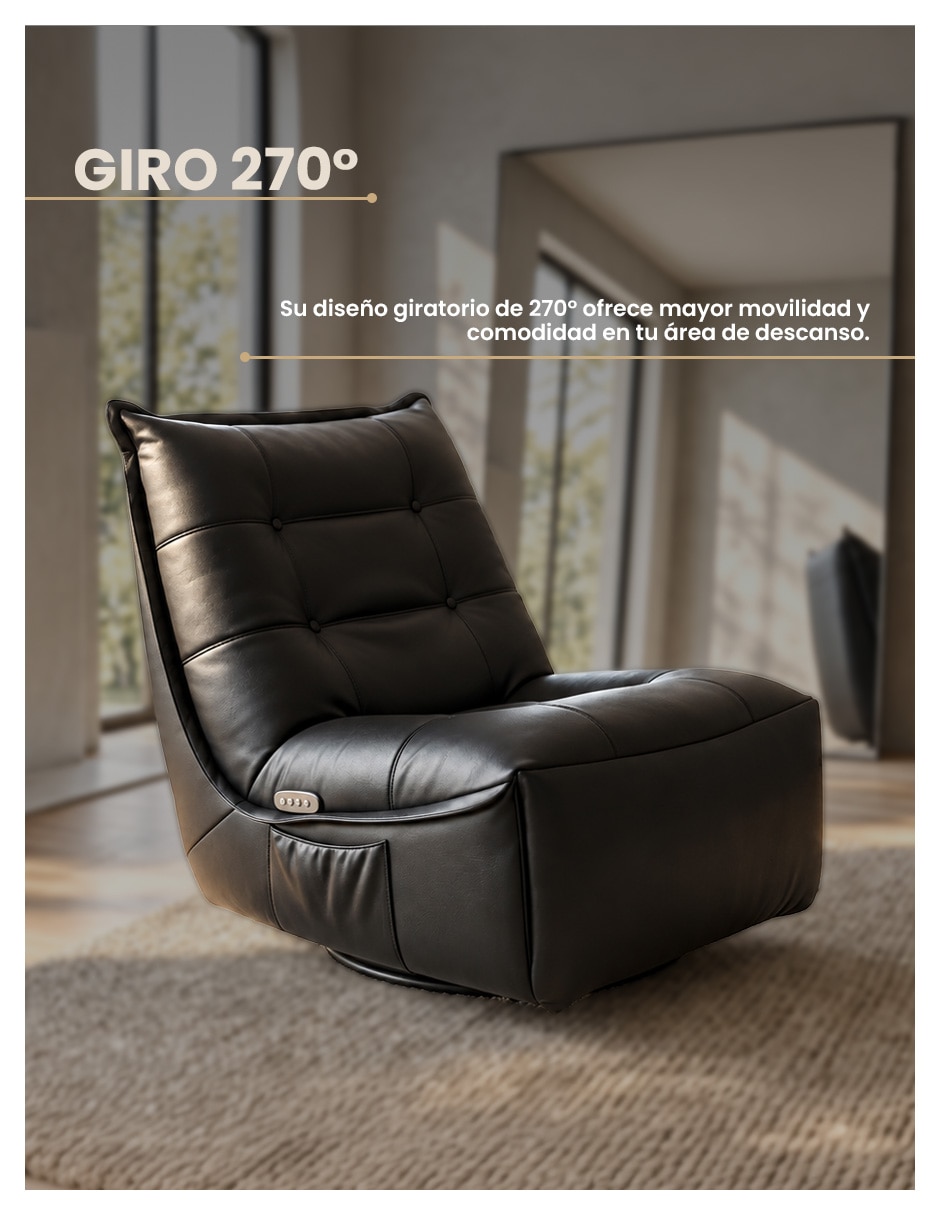 Sillón SILLÓN CALMA SMART de Piel sintética 7