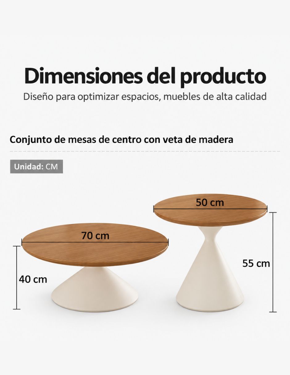 Mesa de centro Sí de Ratán PVC 4