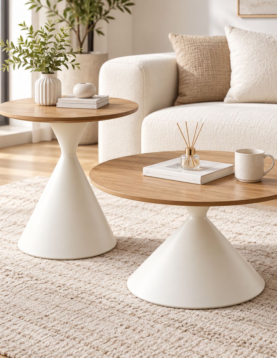 Mesa de centro Sí de Ratán PVC 3