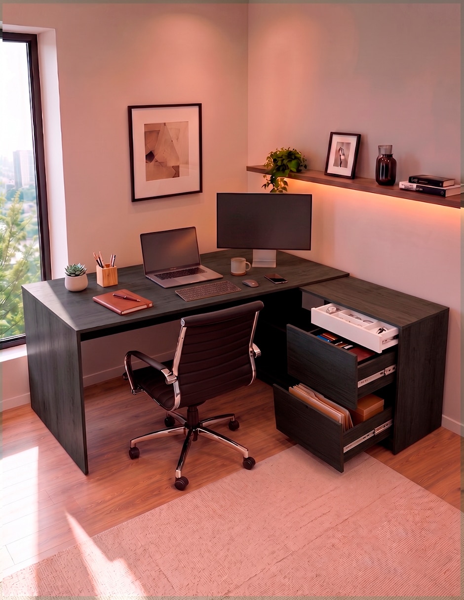 Escritorio armable de mdf 4