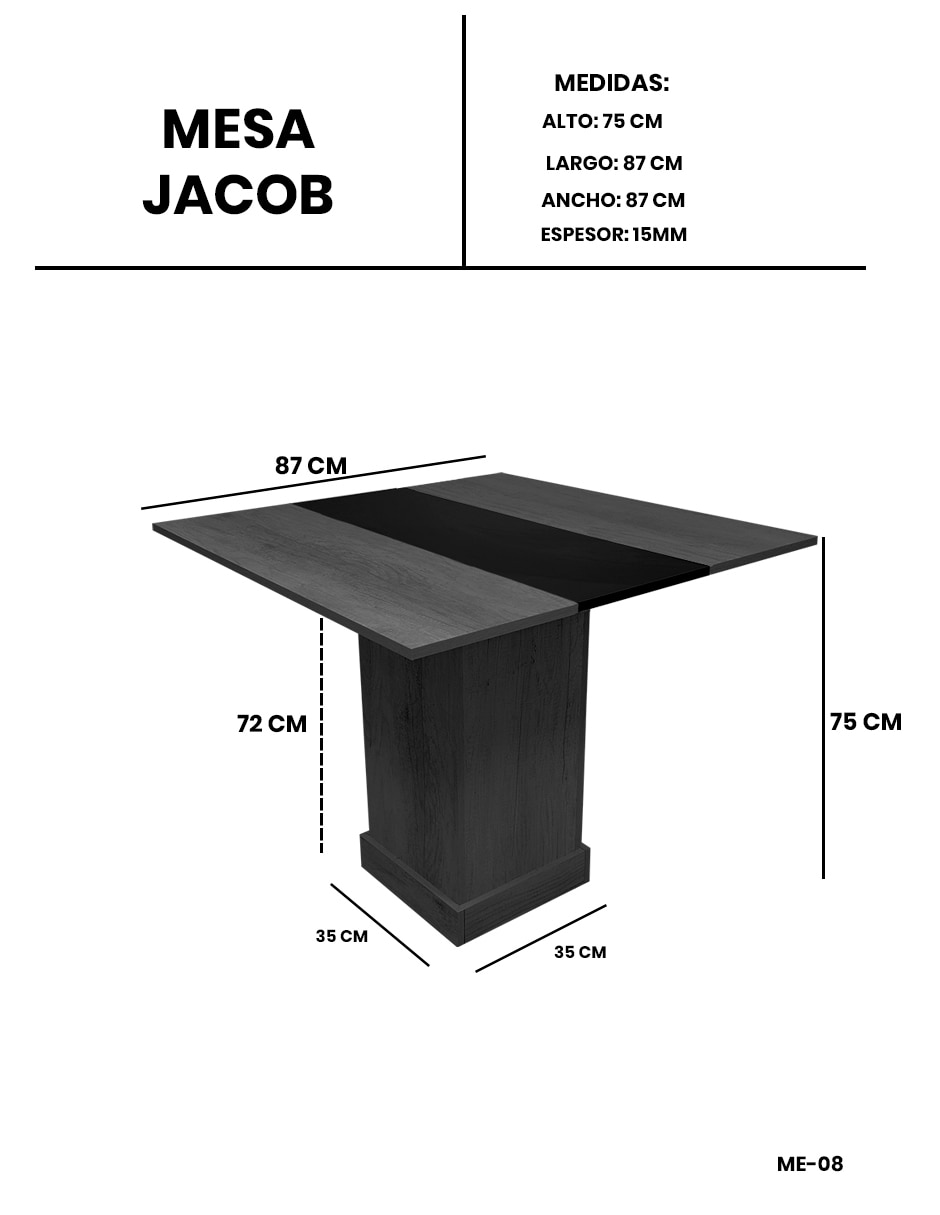 Mesa armable de mdf 6