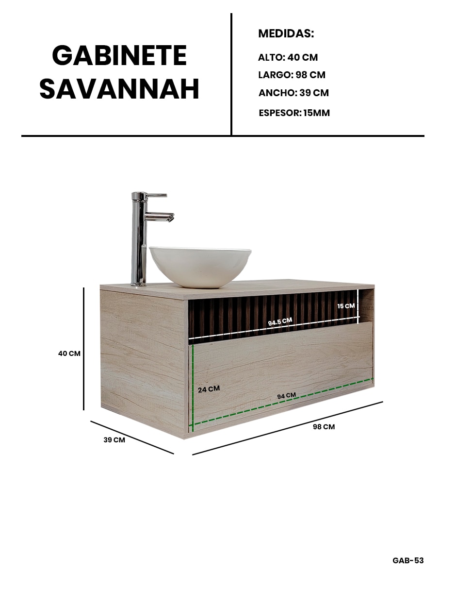 Gabinete armable de mdf 6