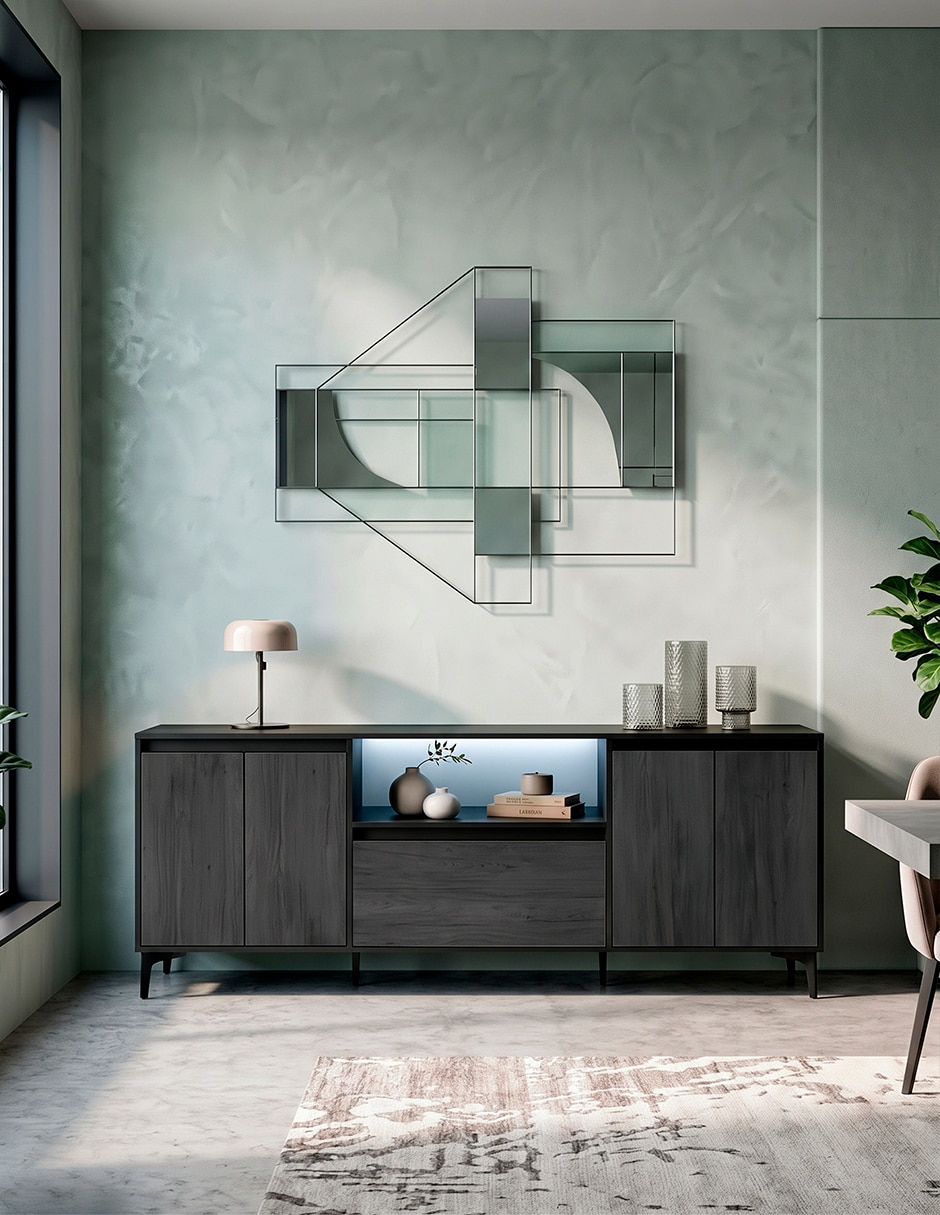 Mueble de tv armable de mdf 6
