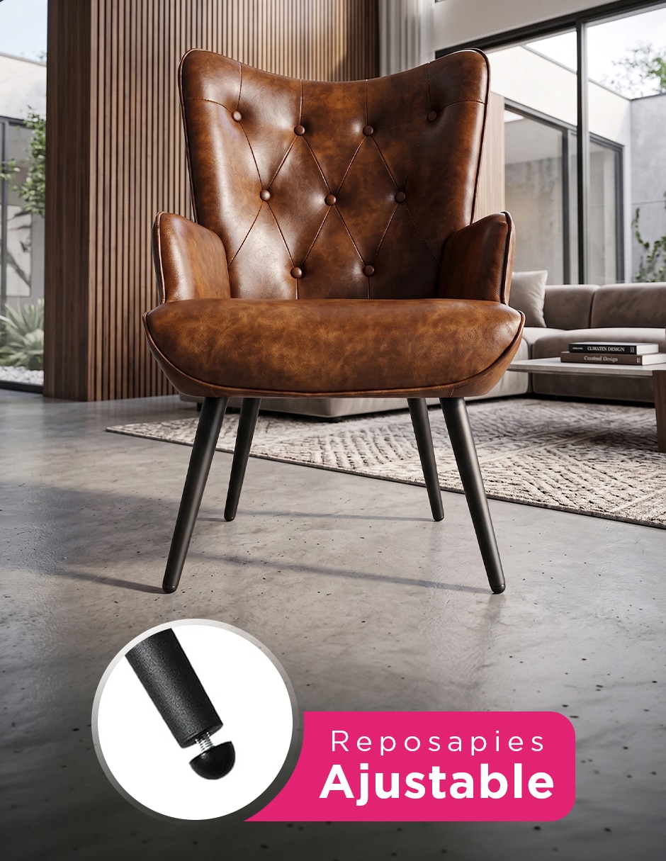 Sillón capitonado vinipiel 5