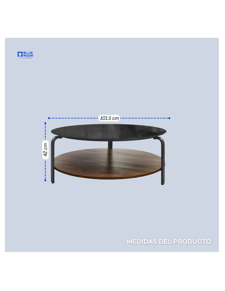 Mesa de centro armable de cristal 6