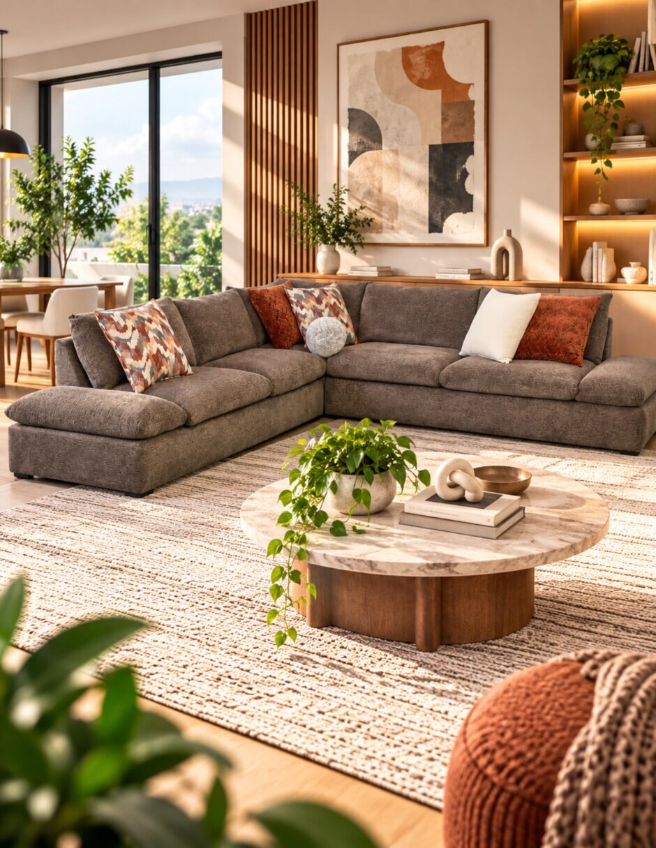 Sala modular faryl oxford de chenille 6