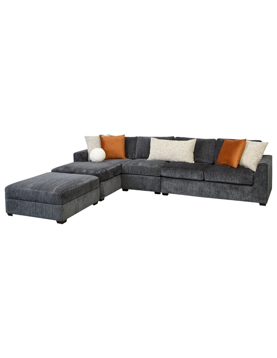Sala modular izquierda hamilton de chenille 4