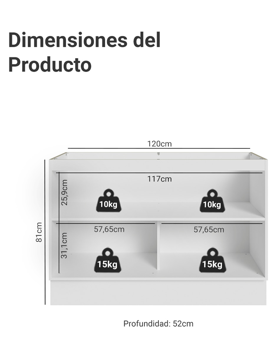Gabinete armable de mdp 14