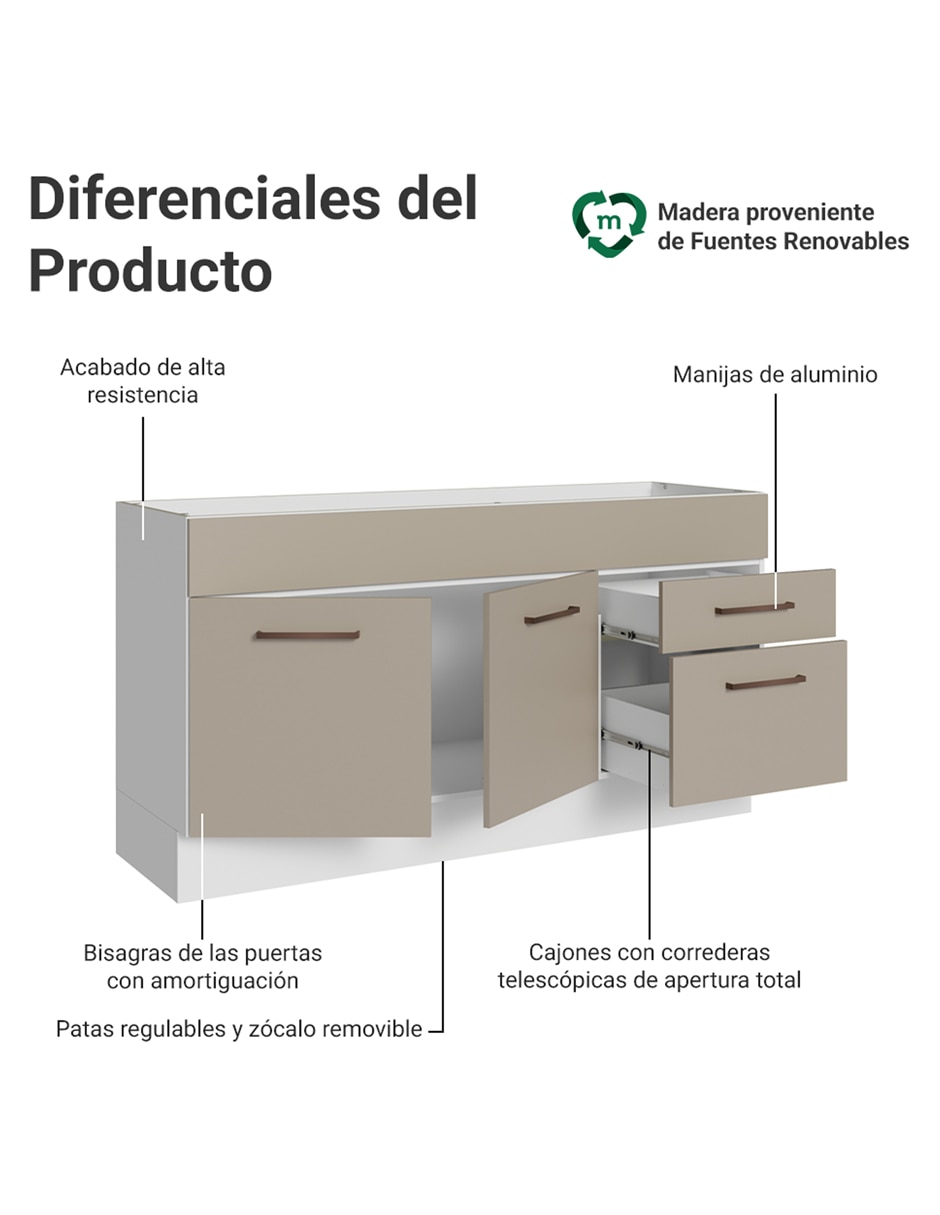 Gabinete armable de mdp 4