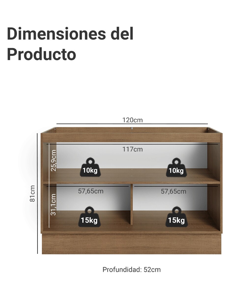 Gabinete armable de mdp 14