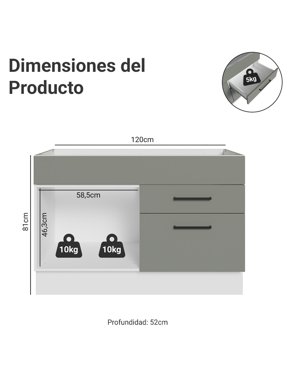 Gabinete armable de mdp 14