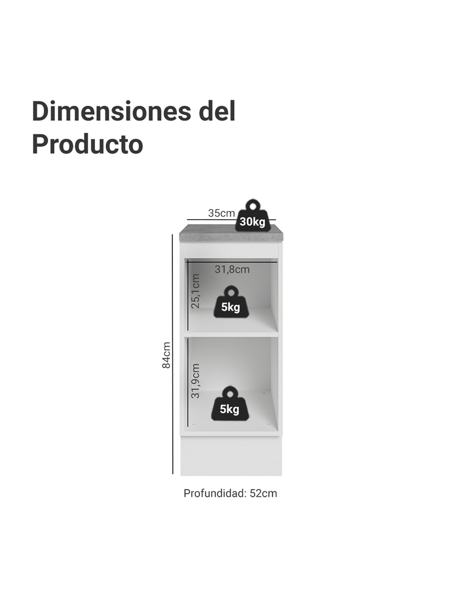 Gabinete armable de mdp 13