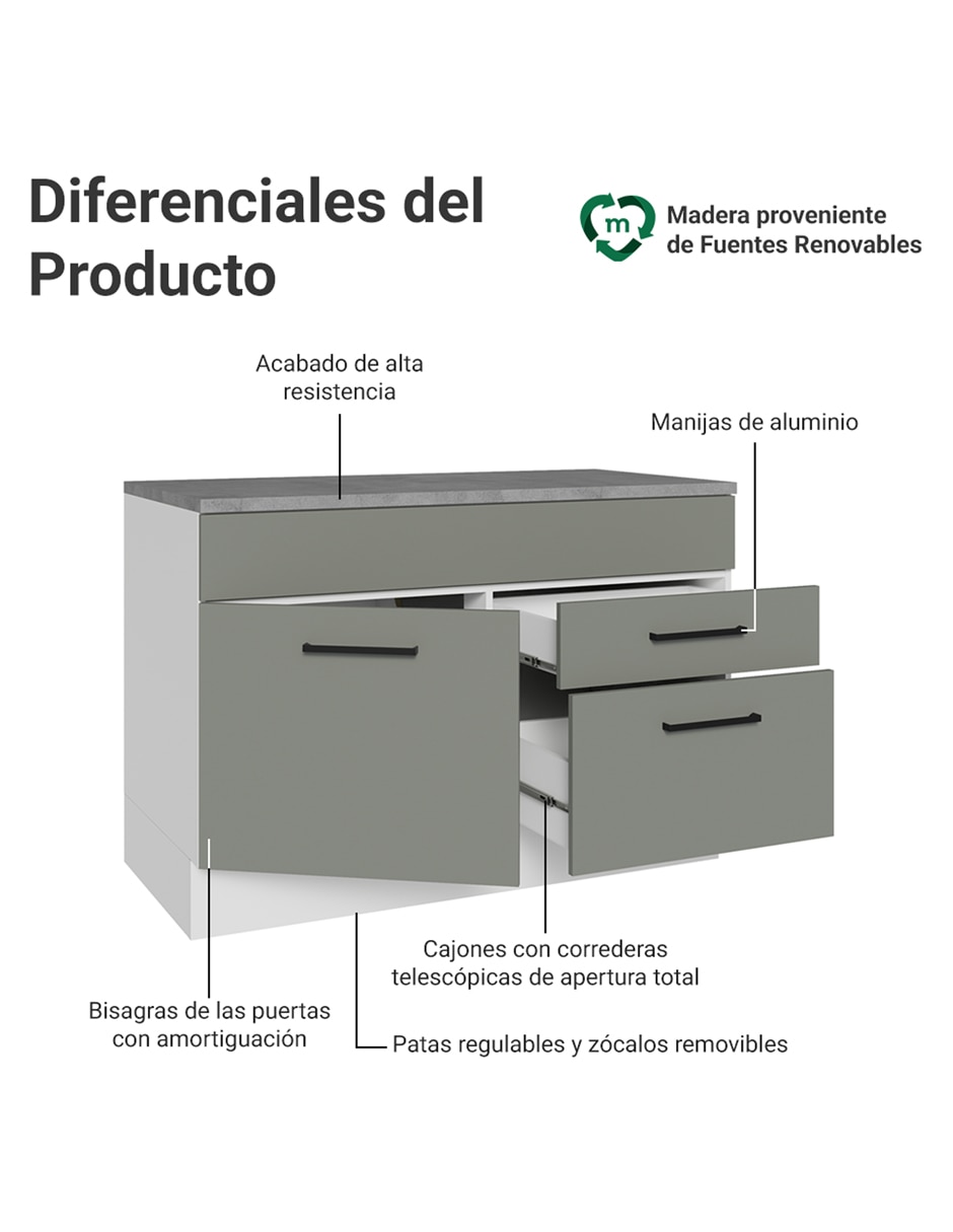 Gabinete armable de mdp 3