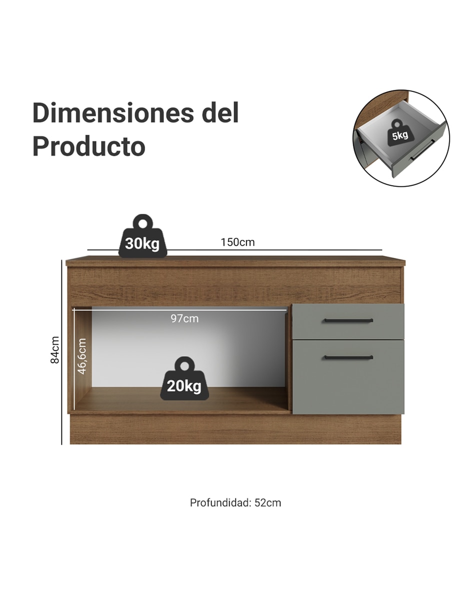 Gabinete armable de mdp 13
