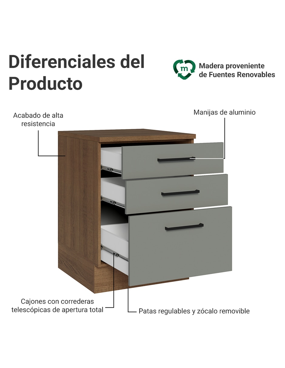 Gabinete armable de mdp 3